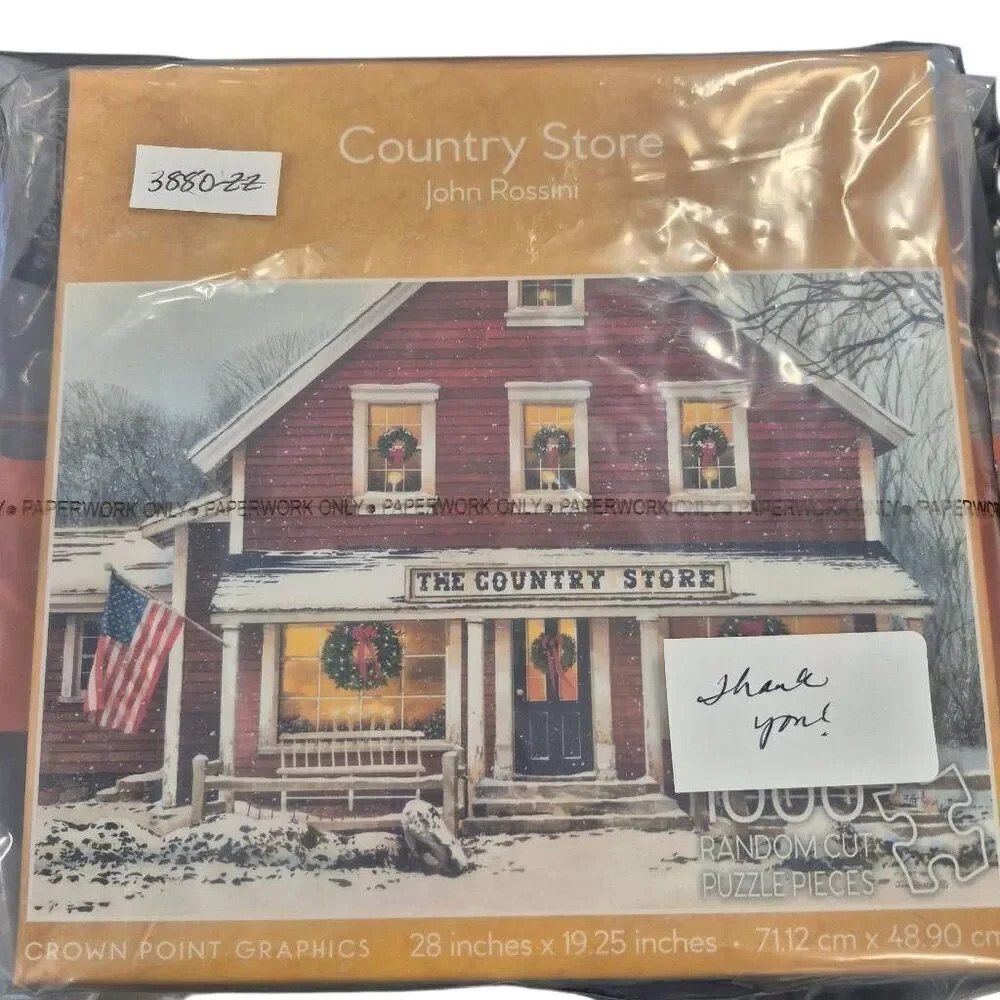 Crown Point Graphics The Country Store by John Rossini 1000 pc Jigsaw Puzzle